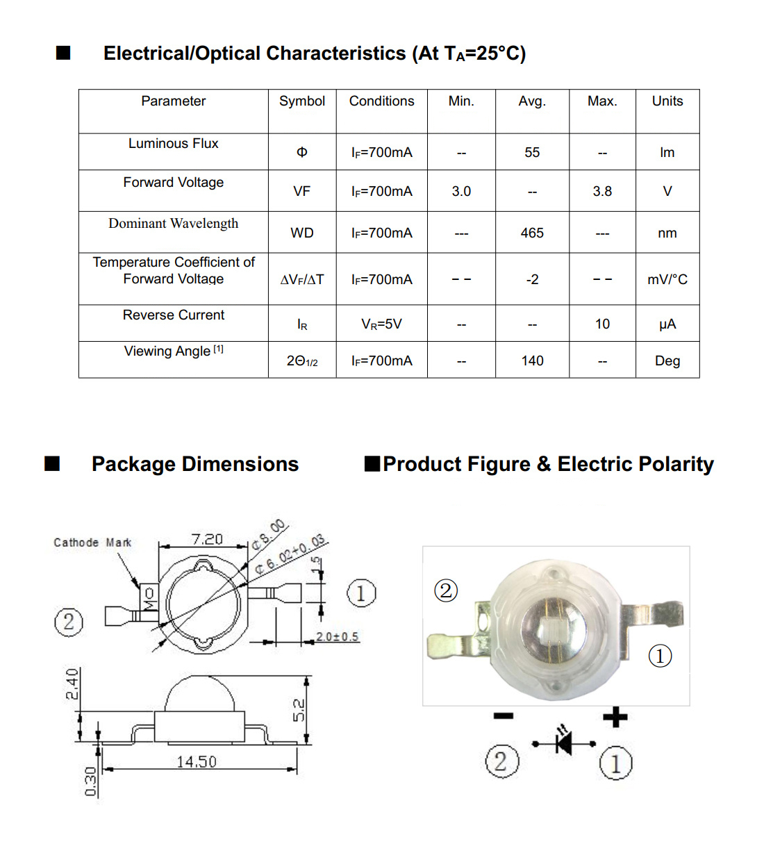 high-power-3w-blue-light